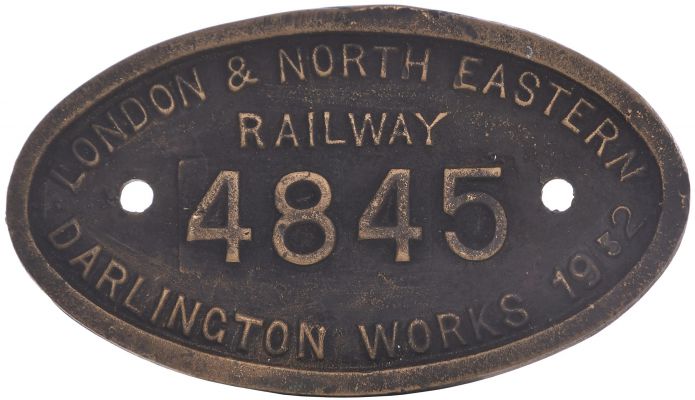 Great Central Railwayana Auction Sale 291, Auction Lot 59