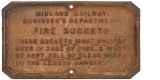 Sale 284, Lot 56, Midland Railway, Eng Dept, Fire Buckets