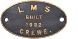 Sale 293, Lot 21, LMS Built 1932 Crewe