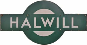 Target Station Sign, HALWILL