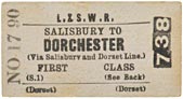 Rail Ticket, Lot 254 in GCR Sale 294