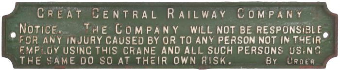 Great Central Railwayana Auction Sale 267, Auction Lot 411