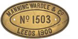 Sale 292, Lot 30, Manning Wardle, 1503, 1900