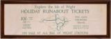 Sale 292, Lot 72, Isle of Wight Runabouts Advert, 1951
